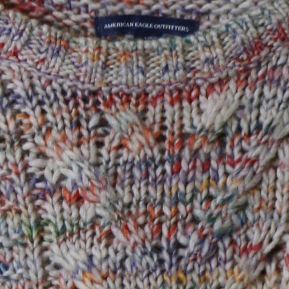 Multicolored Cable Knit Sweater - Picture 2 of 3
